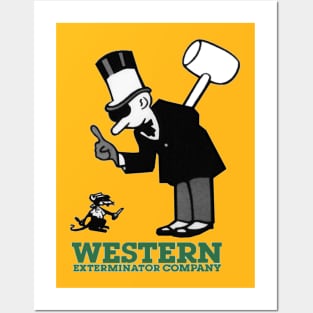 Western Exterminator Little Guy Posters and Art